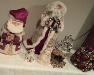 Assortment of Unique Christmas Decor