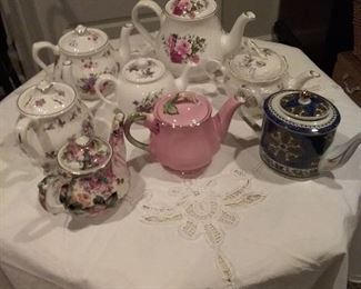 Beautiful Assortment of Classic Teapots