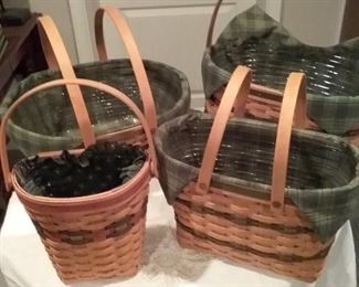 Classic Handwoven Longaberger Baskets