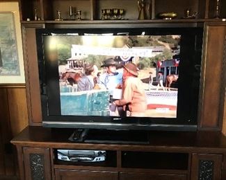 46" Sony TV and entertainment center