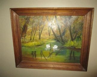 Framed artwork