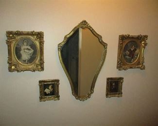 Mirror and wall decorations