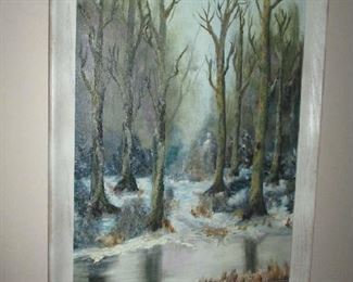 Framed artwork