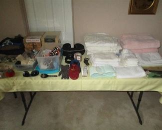 Linens, towels and purses