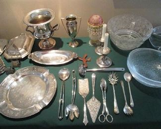 Silver Plate and Sterling items