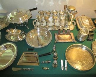 Silver Plate and Sterling items