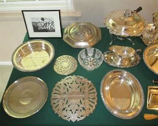 Silver Plate and Sterling items