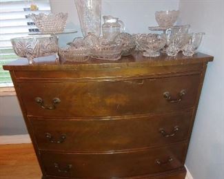 Gorgeous Chest & Cut Glass & Decorative Glassware