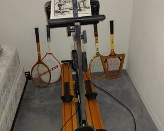 Nordic Track Exerciser & Tennis Racquets
