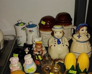 Salt & Pepper Shakers of many designs