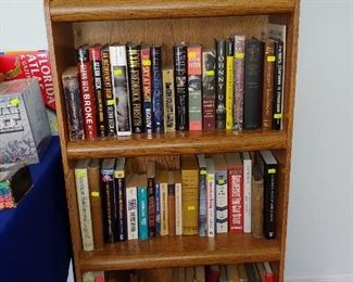 Smaller Bookcase & many books
