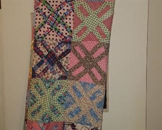 Hand made windmill quilt