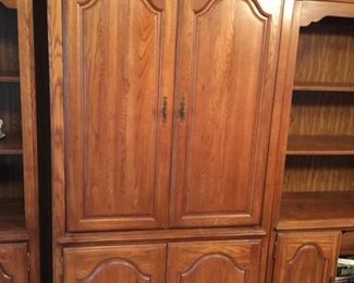 #3 Kincaid Entr. Center w/4 doors (w/3 pullout drawers & 2 shelves)   80H39wx21D  $ 75.00