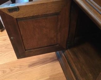 #5 Wood Coffee Table w/2 doors  17.5x56x22  $ 75.00   $ 75.00