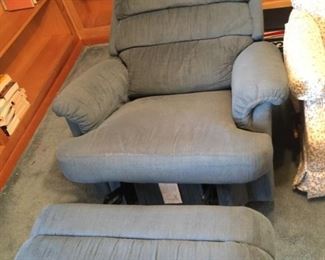 #10 Lazy-Boy Blue Rocker Recliner   $ 65.00
