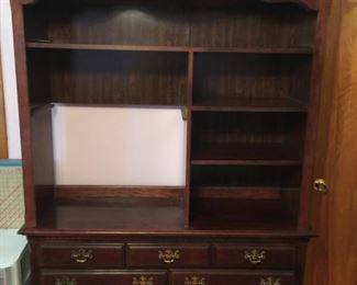 #17 Entr. Center (2 pcs) w/4 shelves & 7 drawers   80Hx54Wx18D  $ 75.00