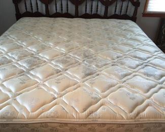 #20 King Headboard w/rails  $ 150.00 
#21 King Mattress/Boxsprings   $ 150.00