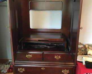 #23 Kimball Entr. Center w/2 doors & 5 drawers  76Hx4Wx21D  $ 75.00