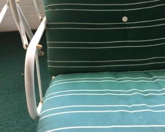 #30 White Metal Swing w/3 person Seat  60W Seat and 77W x 62H Frame $150