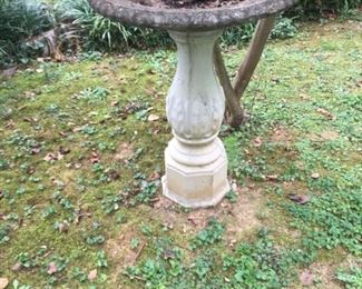 #40 concrete bird bath  $ 50.00