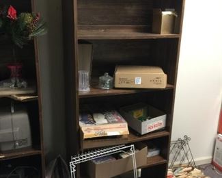 #44 (2) laminated shelves 30"W x 16"D x 77"H 15.00 each "as is"  $ 30.00