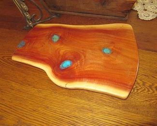 Beautiful work of art - cutting board with inlay