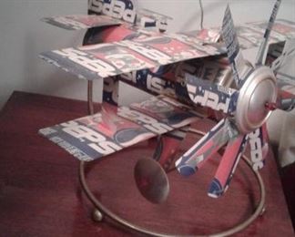 Trendy plane from soda cans
