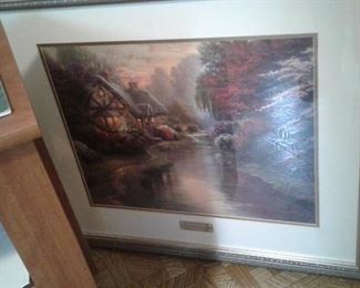 Thomas Kincaid one of several.  Signed, numbered