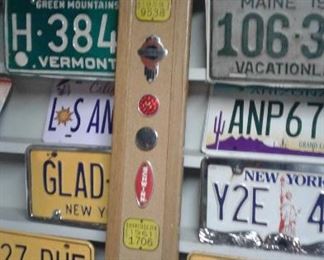 vintage license plates