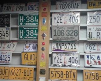 License plates 1930s-90s