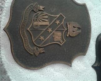 brass medallions, large