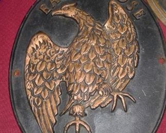 Large Eagle Hose No. 2 medallion