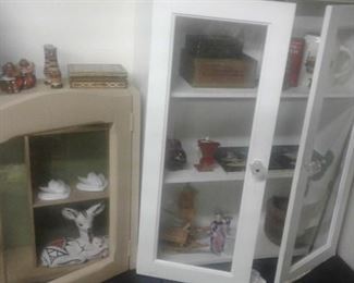 Vintage cabinets and goodies