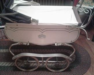 Super clean doll baby carriage