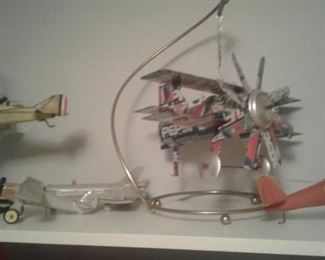 Every home needs a plane made from soda cans!