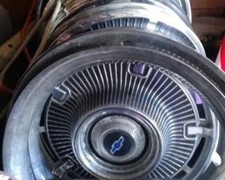 Vintage hubcaps!