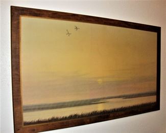 1945' - "SUNRISE FLIGHT" LARGE LITHOGRAPH by WALTER ANDREWS