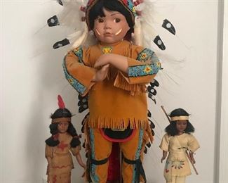 Several of many Indian dolls