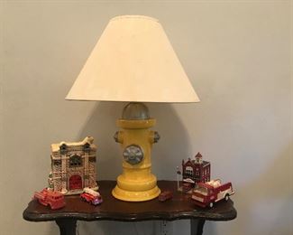 Fire Hydrant lamp, collectibles 