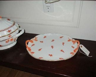 Herend Oval Platter, 20"L, Chinese Bouquwt