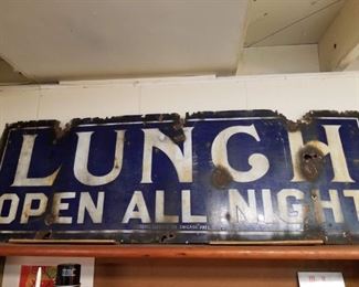 Porcelain antique sign - rare - circa 1900 Federal Electric Chicago