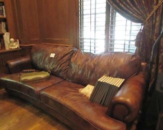 Bonded leather sofa