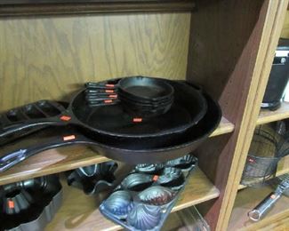 Wagner cast iron skillets