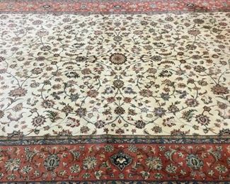 Finely Hand Knotted Wool Persian Carpet 150” X 109”