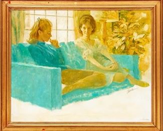 Joseph Bowler (American, 1928-2017), Oil On Canvas