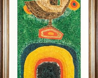 Kyu-biak Hwang (Korean, B.1932) Watercolor And Goache, Contemporary