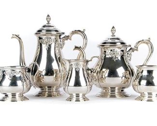 International Silver Prelude Sterling Tea & Coffee 5 Piece Set - 73.63 Gross Ozt