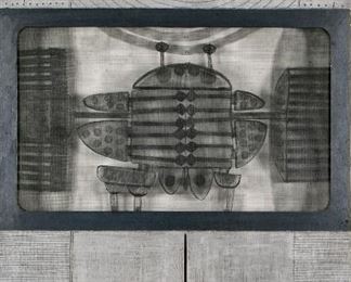 Carlos Ortuzar (Chile, 1935-1985) Mixed Media Construction, Legend Of "El