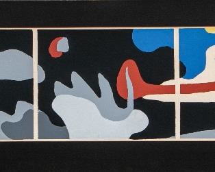 Han Richter (German, 1888 - 1976) Abstract Screen Print