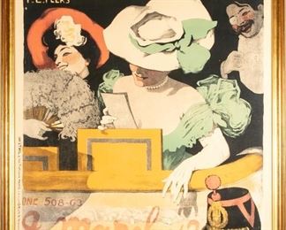 Jules-Alexandre Grun (French, 1868-1938), Colored Lithograph, "Moulin Rouge,